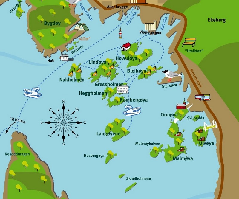 Wyspy na Oslofjorden