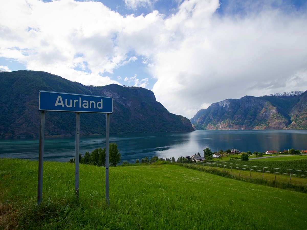 Aurland. Norwegia
